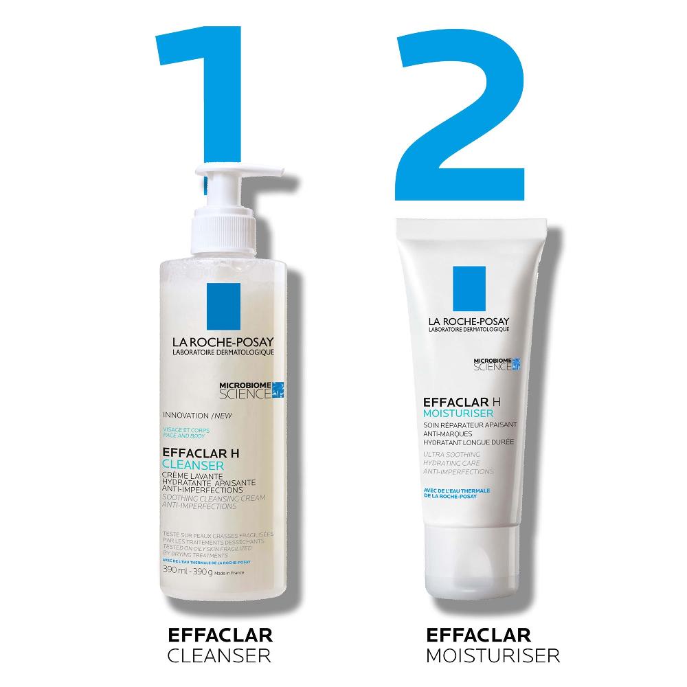Lookfantastic La Roche-Posay Effaclar H Moisturising Cream For Sensitive Blemish-Prone Skin 40ml