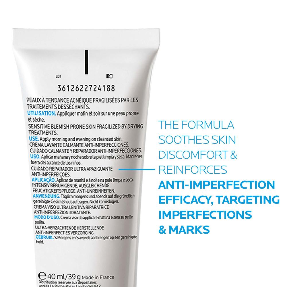 Lookfantastic La Roche-Posay Effaclar H Moisturising Cream For Sensitive Blemish-Prone Skin 40ml