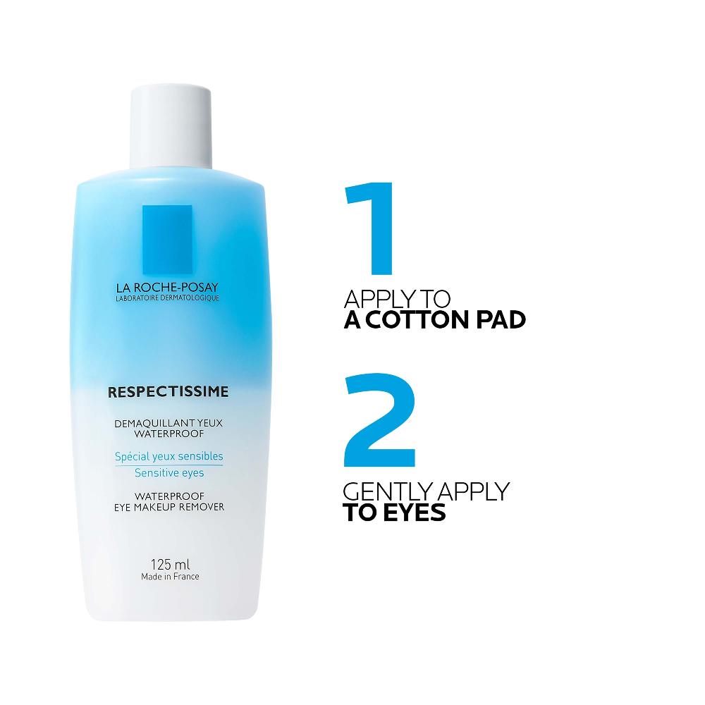 Lookfantastic La Roche-Posay Respectissime Waterproof Eye Make-Up Remover 125 Ml