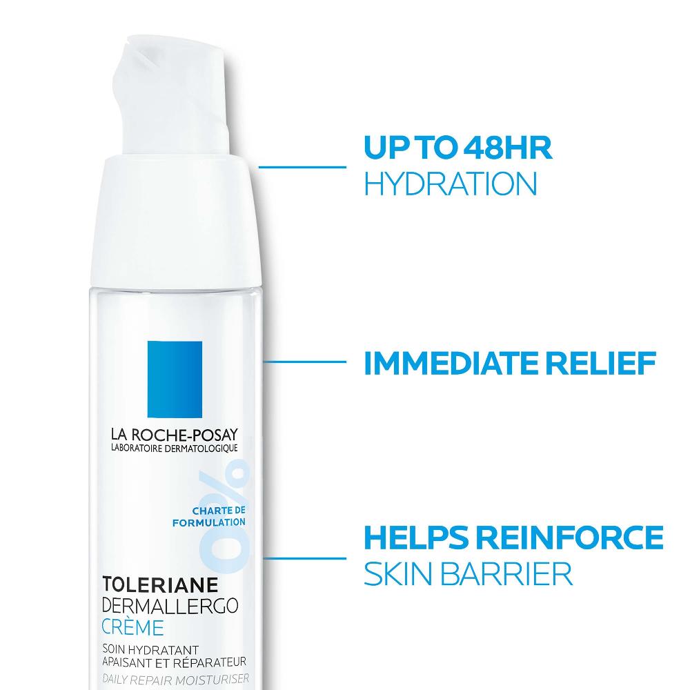 Lookfantastic La Roche-Posay Toleriane Dermallergo Soothing Cream For Sensitive Skin 40ml