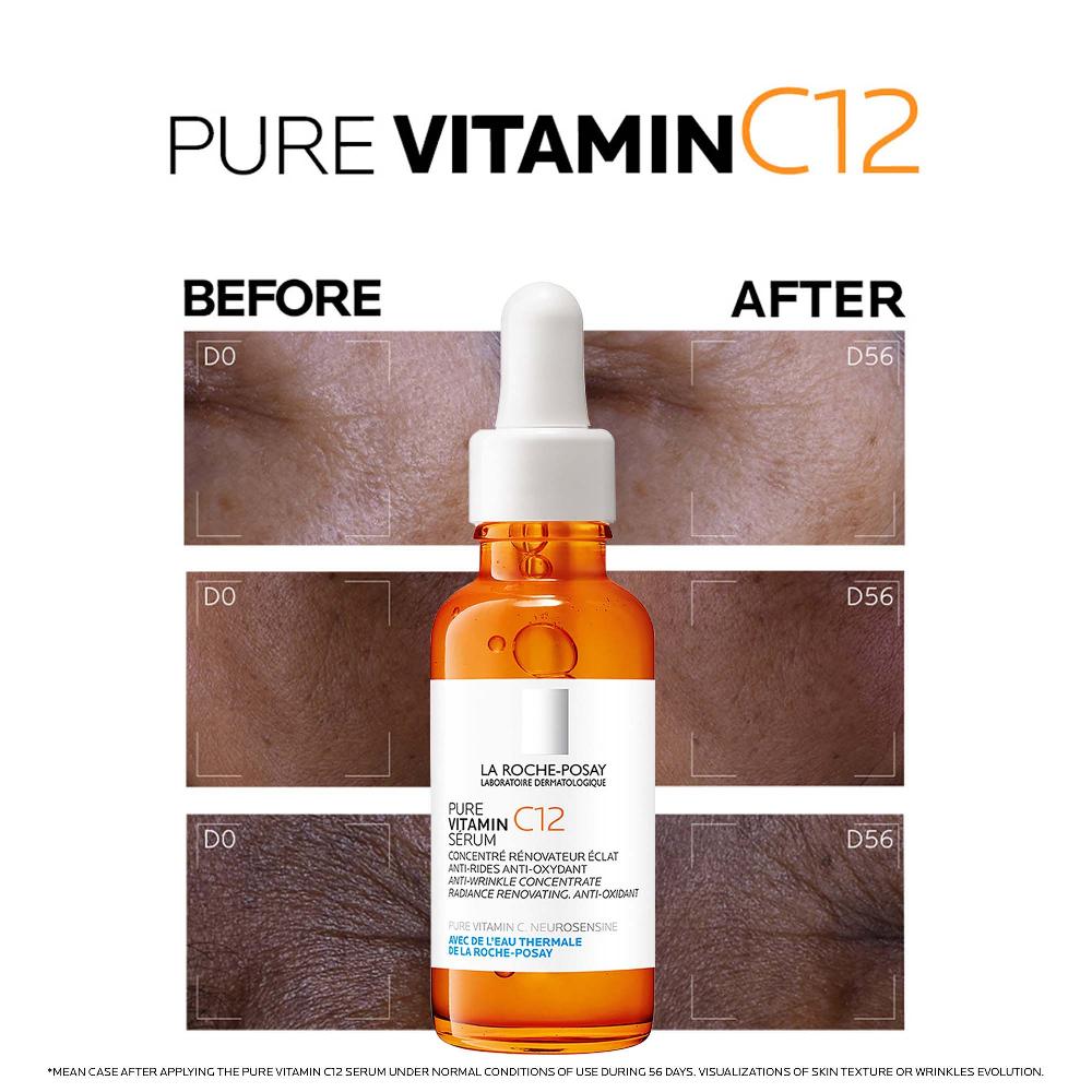 Lookfantastic La Roche-Posay Vitamin C12 Serum Anti-Wrinkle And Radiance Restoring Serum 30ml