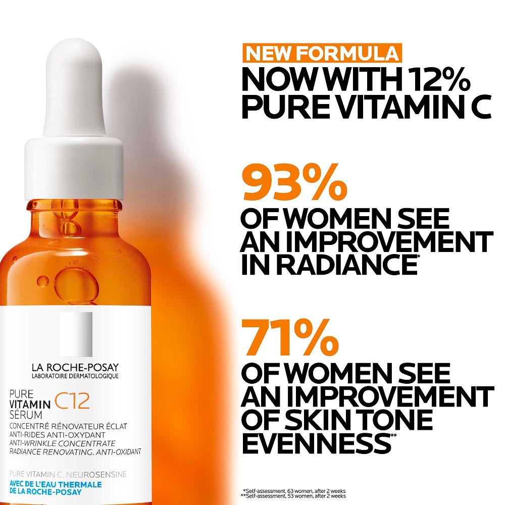 Lookfantastic La Roche-Posay Vitamin C12 Serum Anti-Wrinkle And Radiance Restoring Serum 30ml
