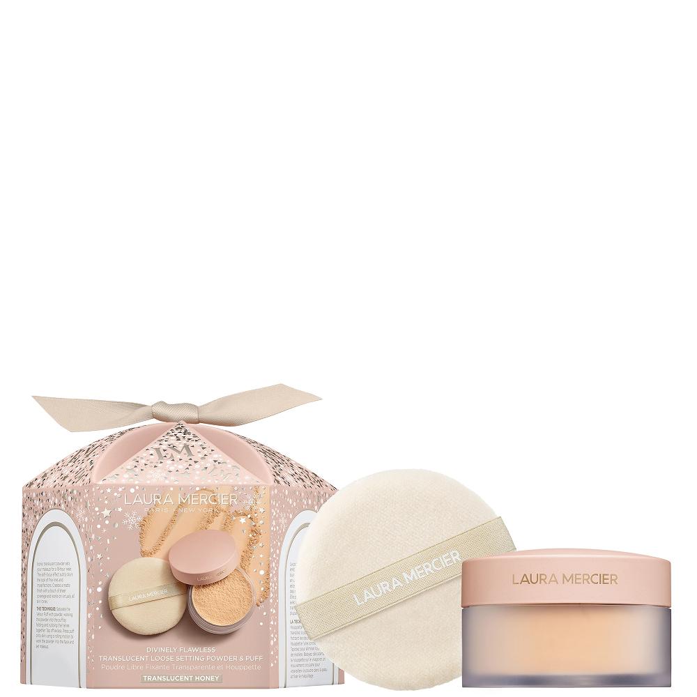 lookfantastic Laura Mercier Divinely Flawless Translucent Loose Setting Powder and Puff 29g (Various Shades)