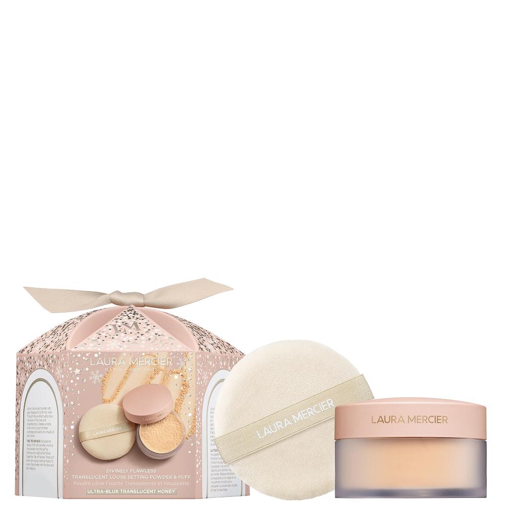 lookfantastic Laura Mercier Divinely Flawless Ultra-Blur Translucent Loose Setting Powder and Puff 20g (Various Shades)