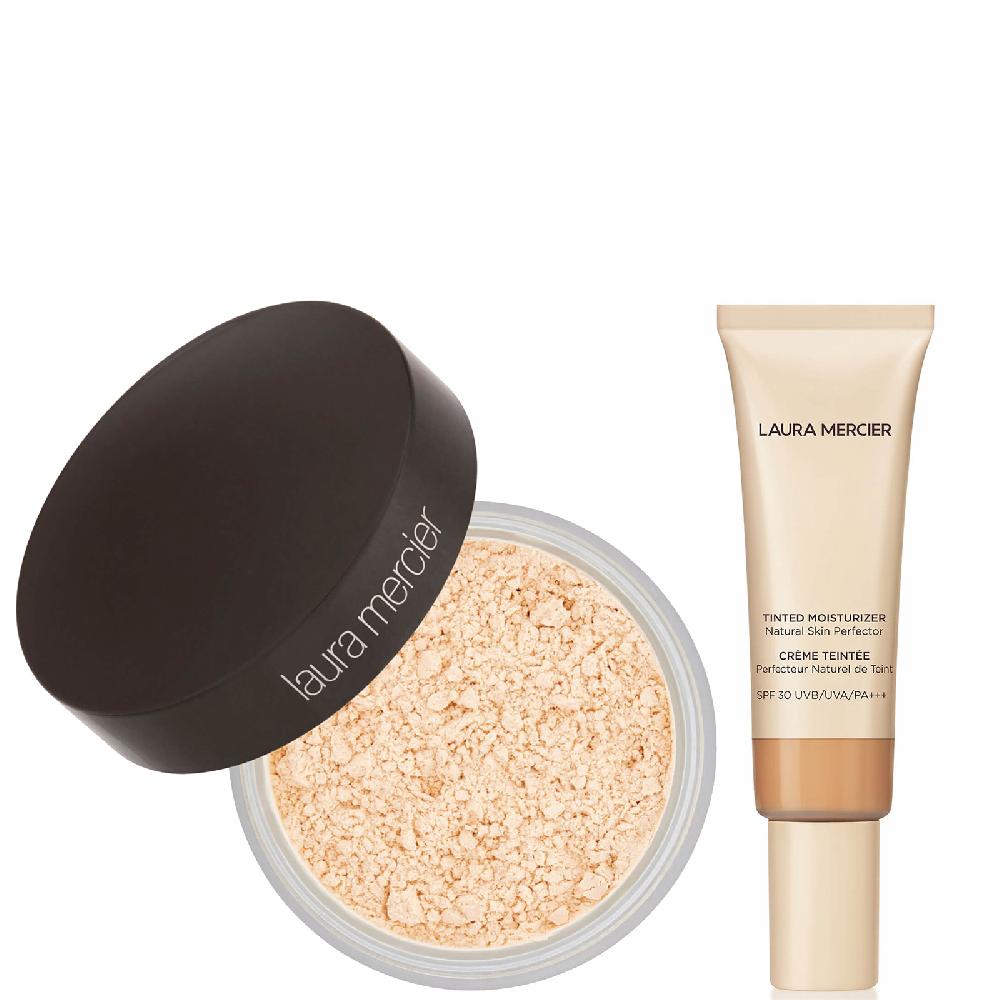 lookfantastic Laura Mercier Translucent Loose Setting Powder and Tinted Moisturiser Duo (Various Shades)