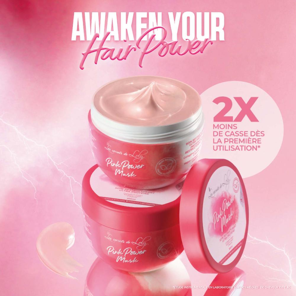 Lookfantastic Les Secrets De Loly Pink Power Maske Protein 300 ml
