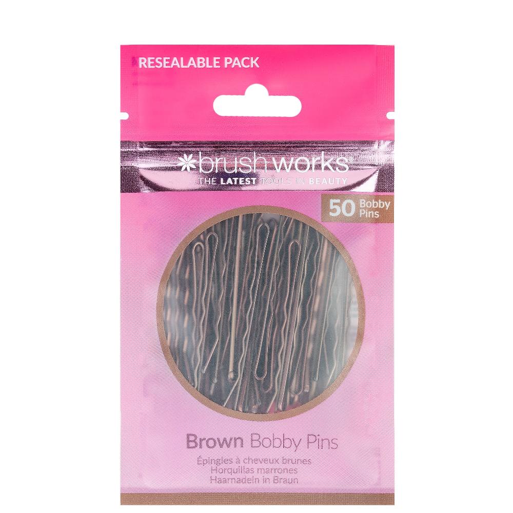 lookfantastic brushworks Braune Bobby Pins