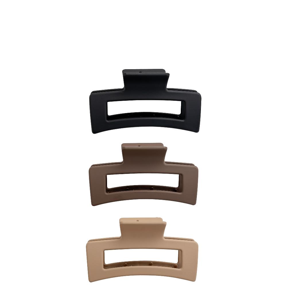lookfantastic brushworks Classic Claw Clips (3 Pack)