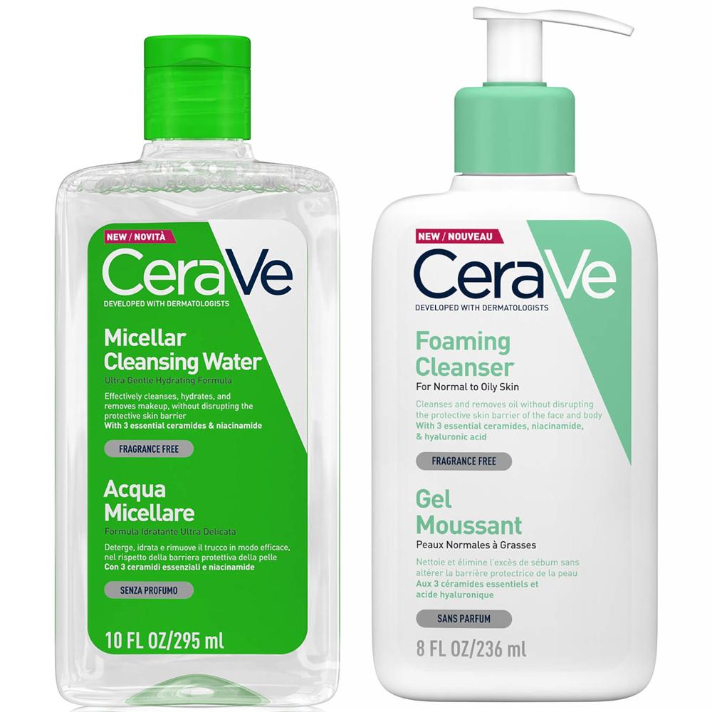 lookfantastic CeraVe Foaming Double Cleansing Duo