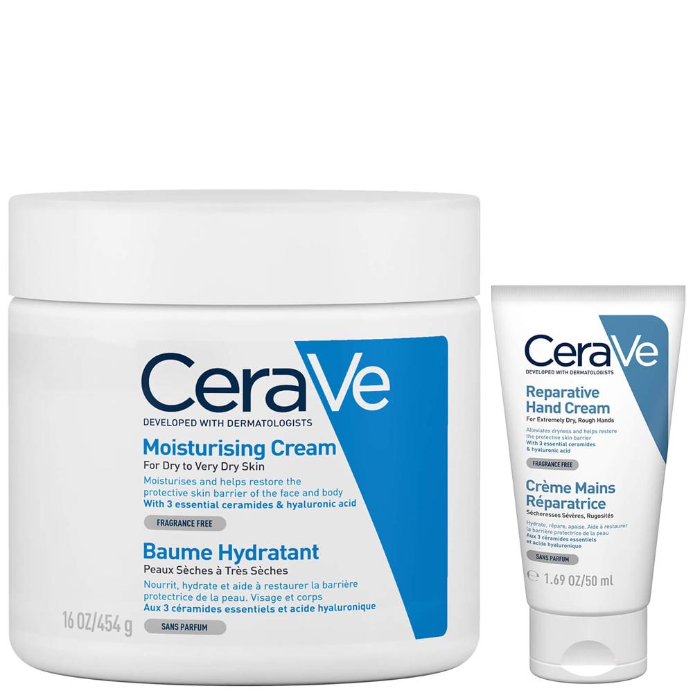 lookfantastic CeraVe Large Moisturising Cream Duo