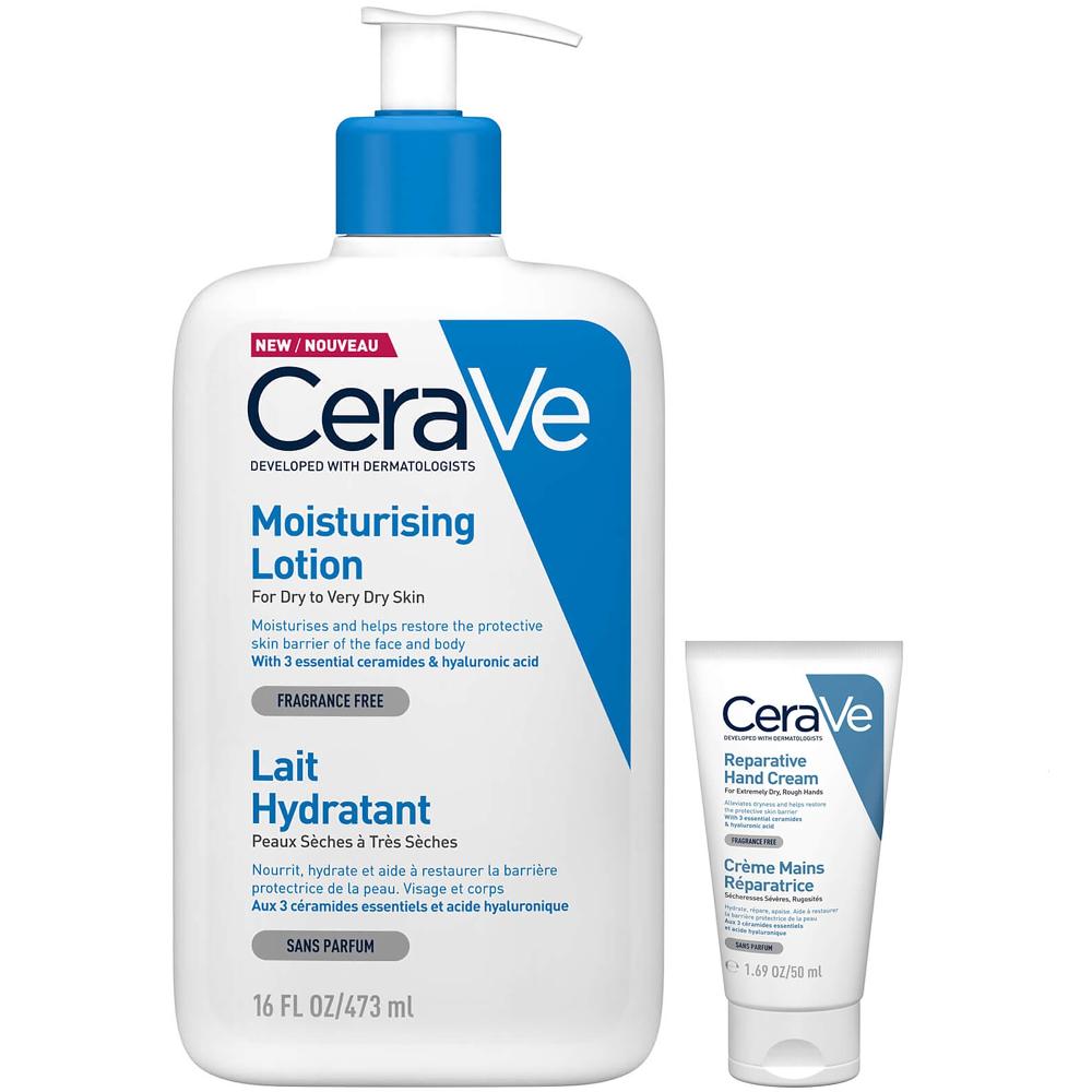 lookfantastic CeraVe Large Moisturising Lotion Duo