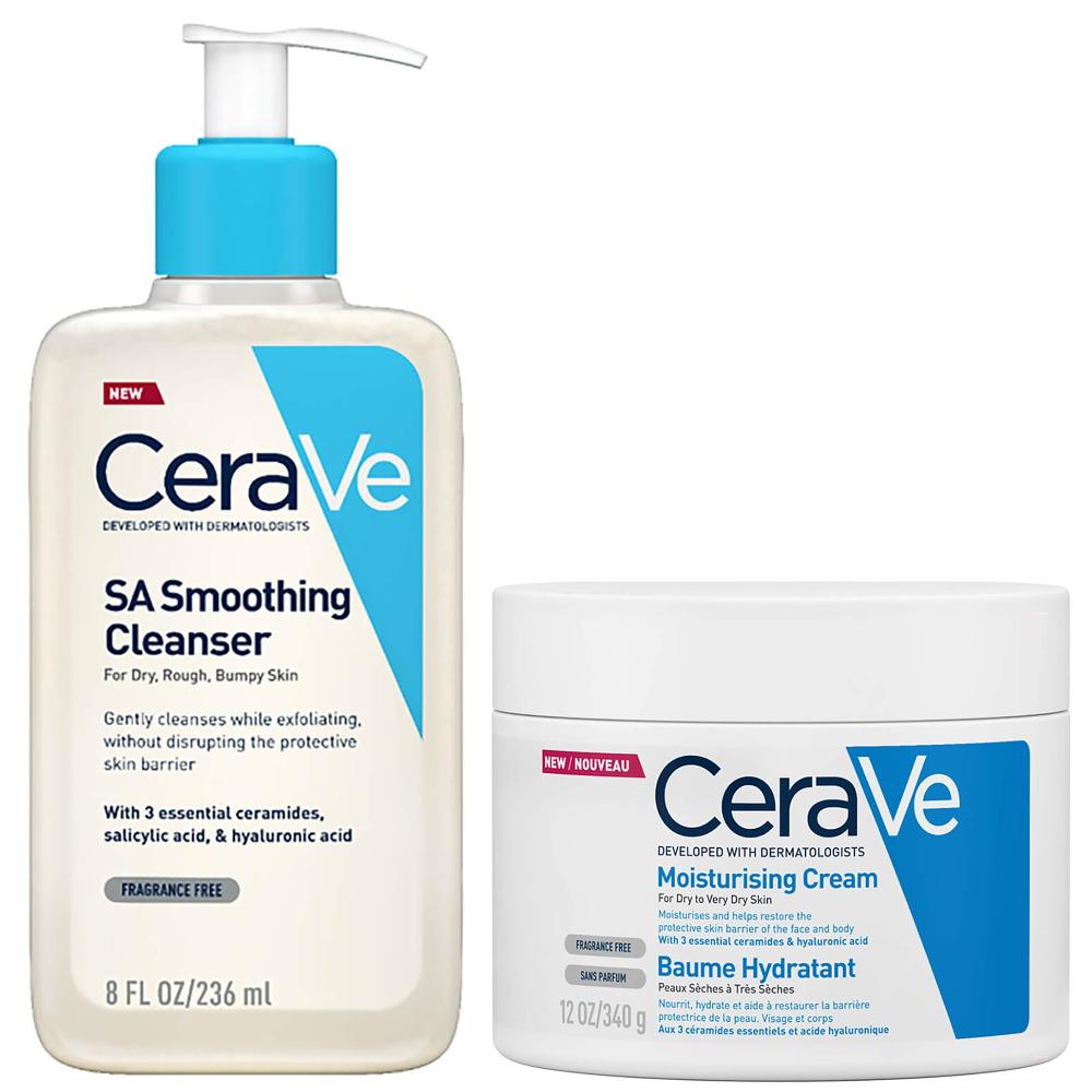 lookfantastic CeraVe Soften and Smooth Bundle