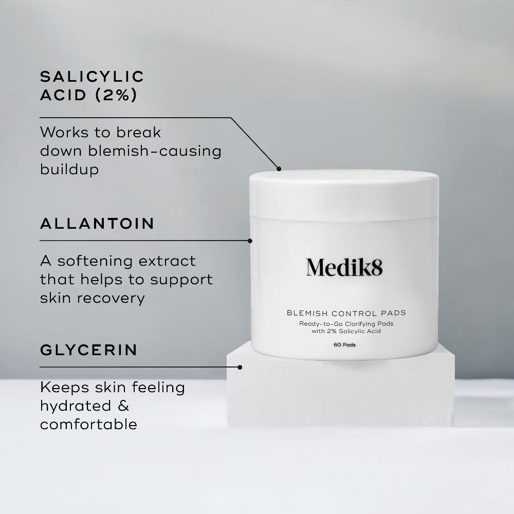 Lookfantastic Medik8 Blemish Control Pads (60 Pads)