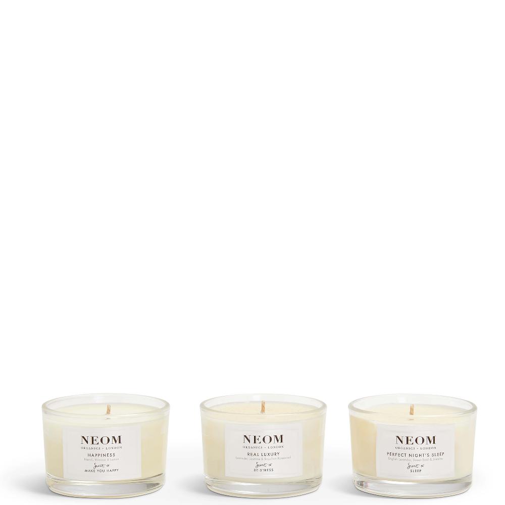 Lookfantastic NEOM Wellbeing Candle Trio