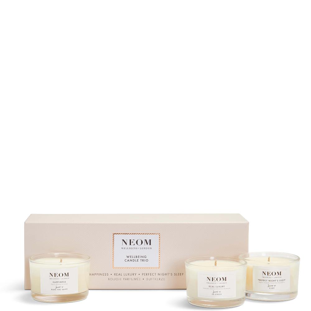 lookfantastic NEOM Wellbeing Candle Trio