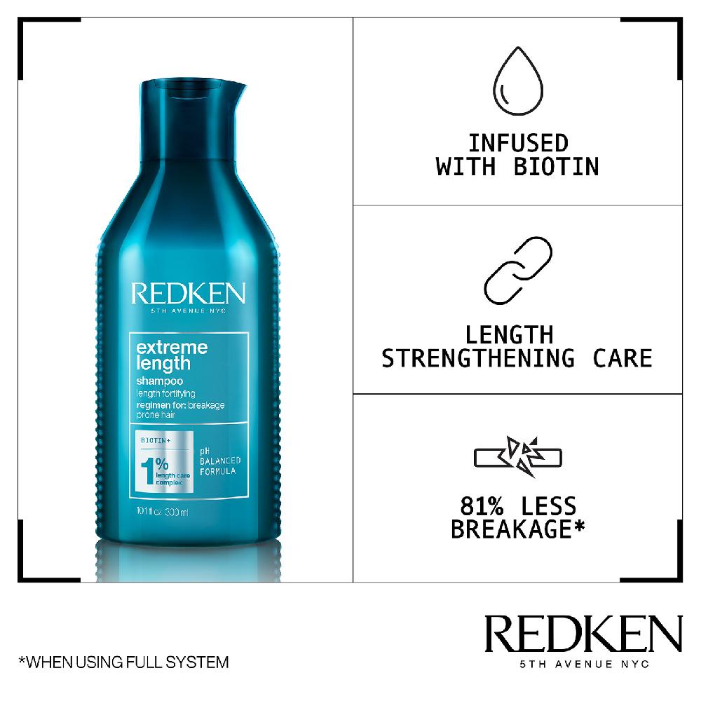 Lookfantastic Redken Extreme Length Shampoo 300 Ml