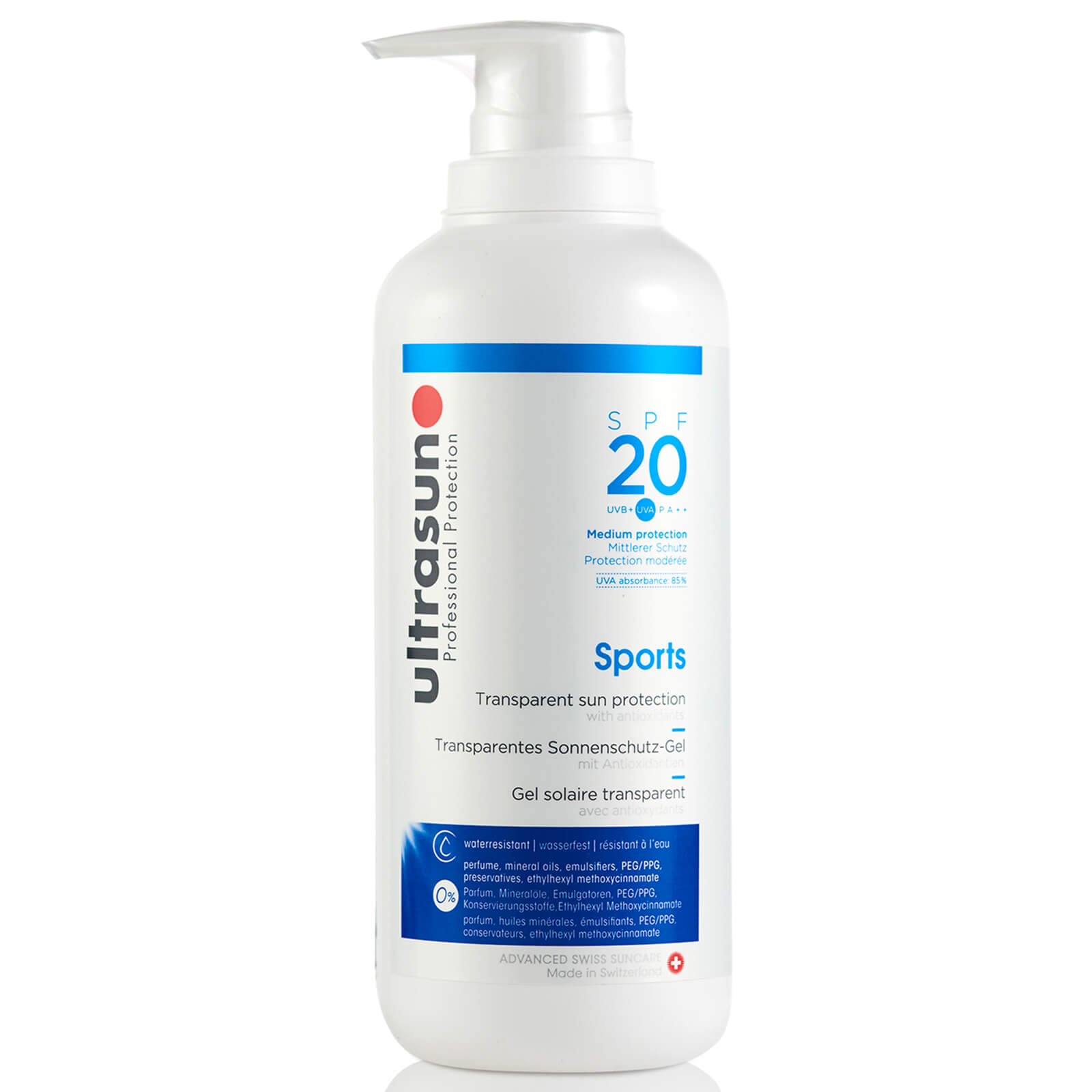 lookfantastic Ultrasun LSF 20 Sports Gel (400ml)