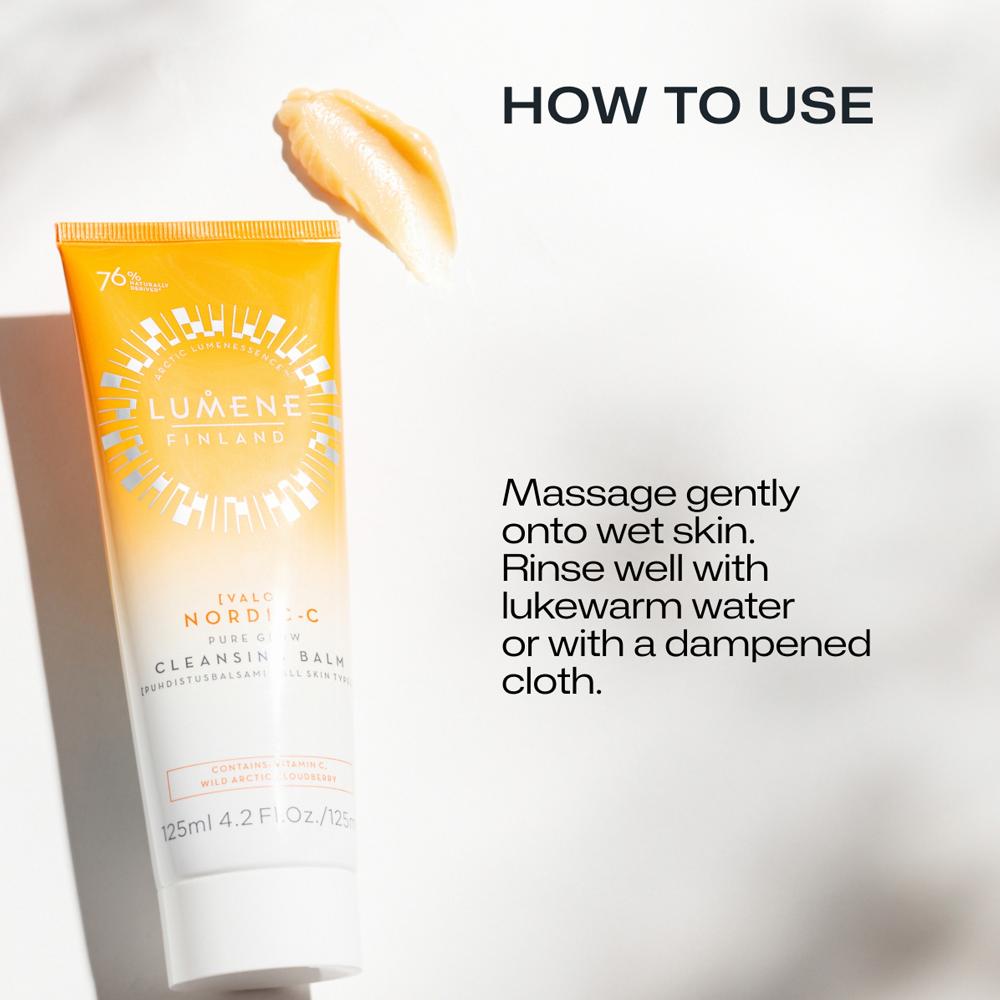 Lookfantastic Lumene Nordic C [Valo] Pure Glow Reinigungsbalsam 125 Ml