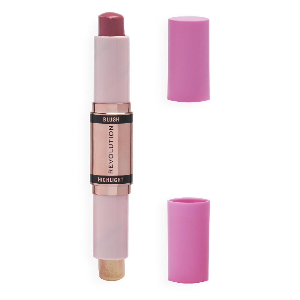 lookfantastic Makeup Revolution Blush & Highlight Stick - Golden Shine