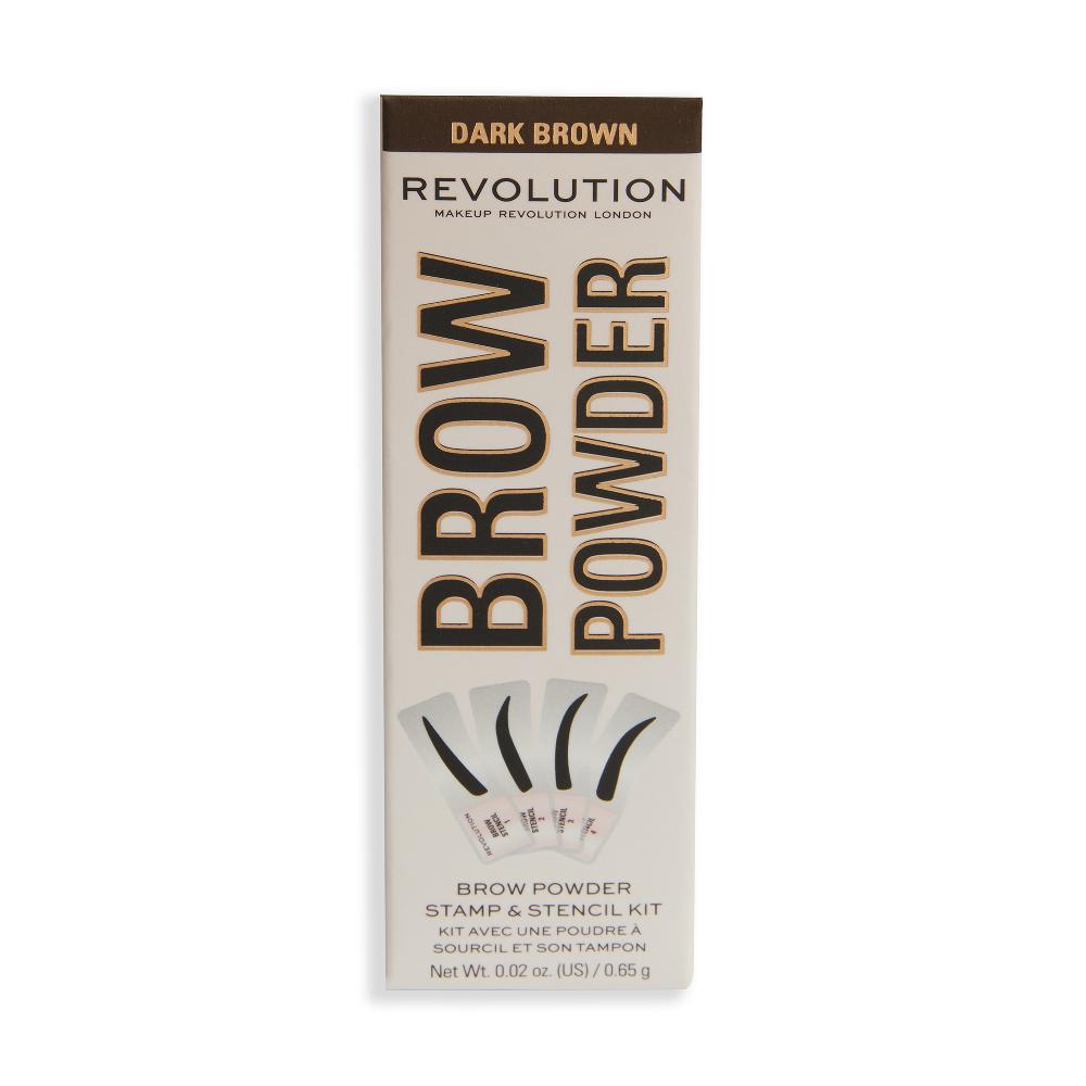 Lookfantastic Makeup Revolution Brauenpuderstempel- Und -schablonen-Kit (Verschiedene Farbtöne)