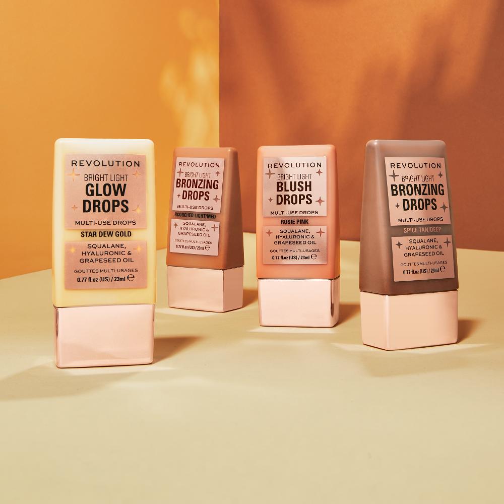Lookfantastic Makeup Revolution Bright Light Bronzing Drops Bronze (Various Shades)