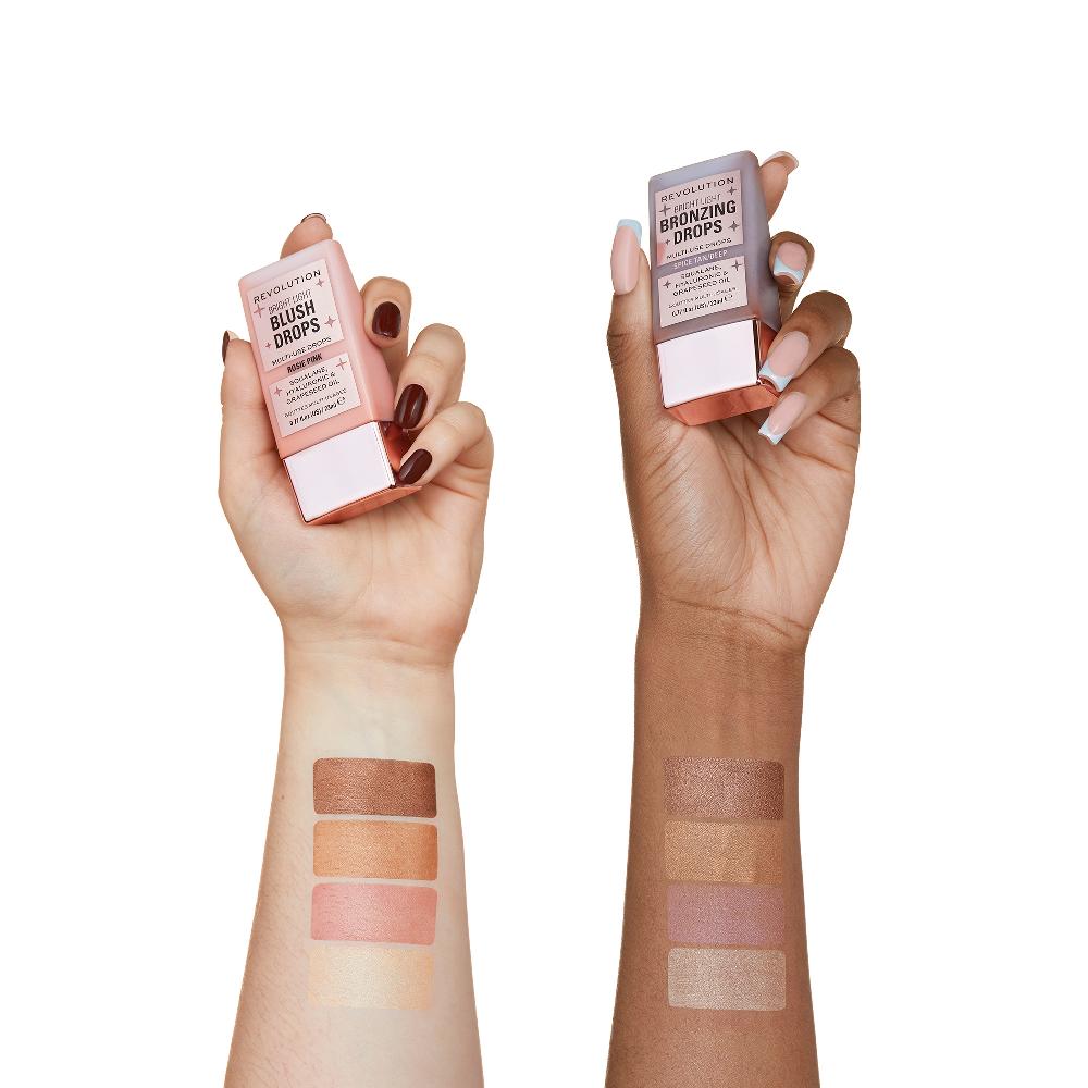 Lookfantastic Makeup Revolution Bright Light Bronzing Drops Bronze (Various Shades)
