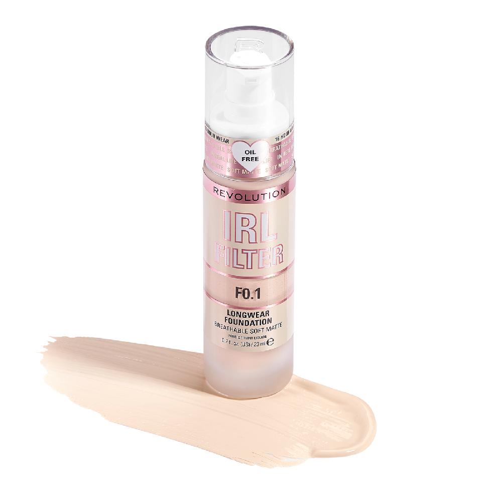 Lookfantastic Makeup Revolution IRL Filter Foundation Mit Langer Haltbarkeit 23 Ml (Verschiedene Farbtöne)
