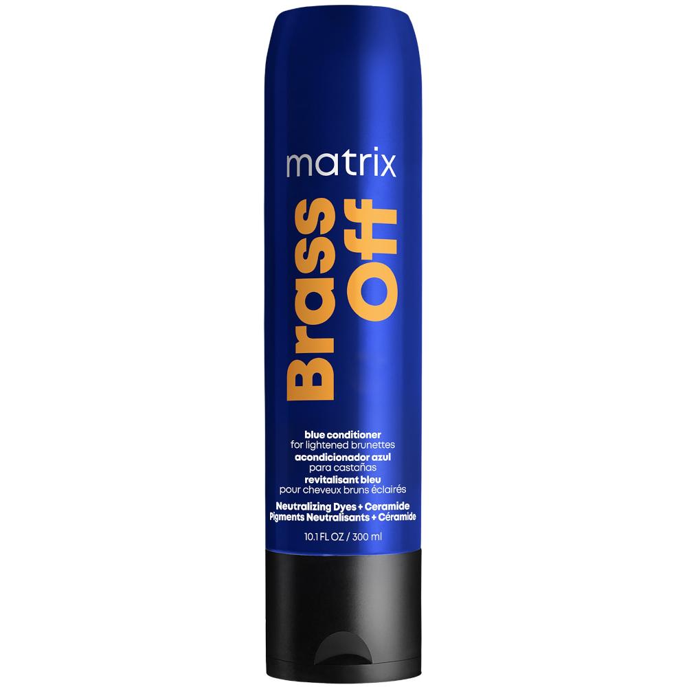 lookfantastic Matrix Brass Off Blue Toning Pigmentierte Spülung für aufgehelltes brünettes Haar 300 ml