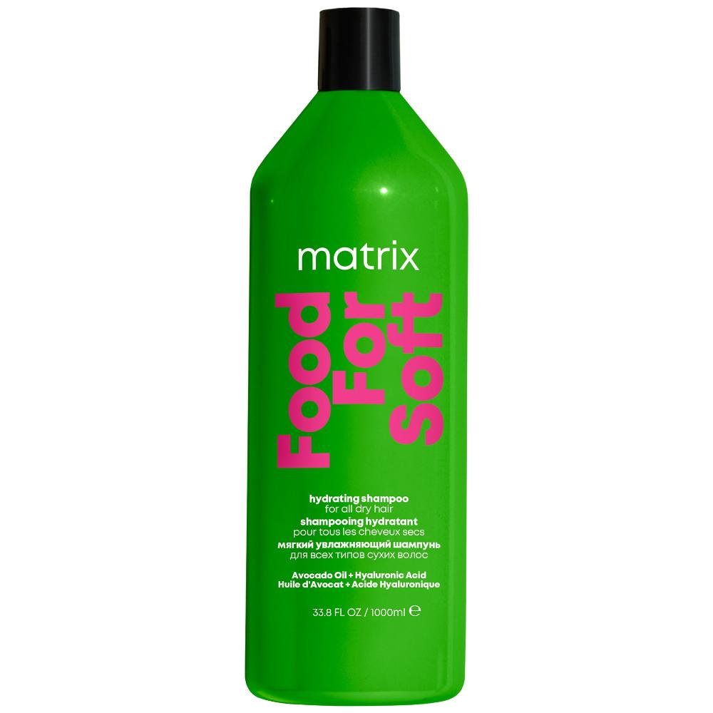 lookfantastic Matrix Food For Soft Feuchtigkeitsspendendes Shampoo mit Avocadoöl und Hyaluronsäure für trockenes Haar 1000 ml