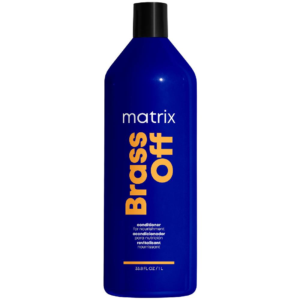 lookfantastic Matrix Total Results Brass Off Brunette Blue Spülung für aufgehelltes brünettes Haar 1000 ml