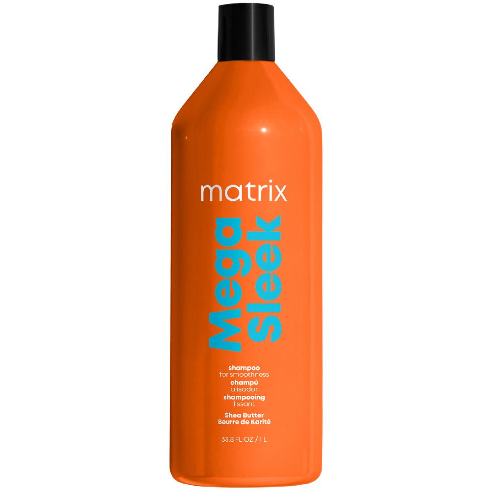 lookfantastic Matrix Total Results Mega Sleek Shea Butter Glättendes Shampoo für krauses Haar 1000 ml
