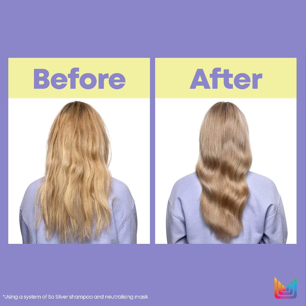 Lookfantastic Matrix Total Results So Silver Purple Toning Spülung Für Blondes Silbernes Und Graues Haar 1000 Ml