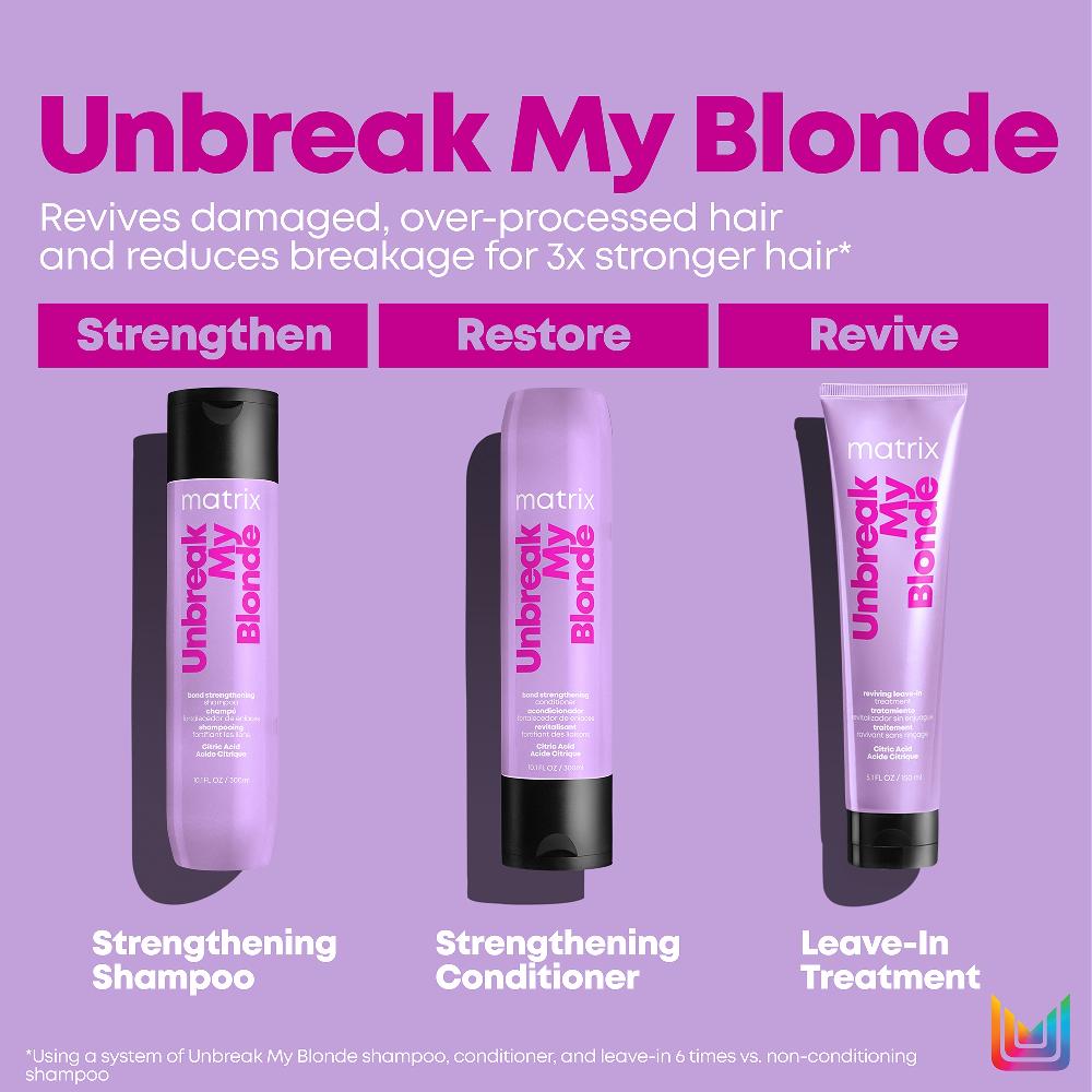 Lookfantastic Matrix Total Results Unbreak My Blonde Sulfate-Free Strengthening Conditioner 300ml