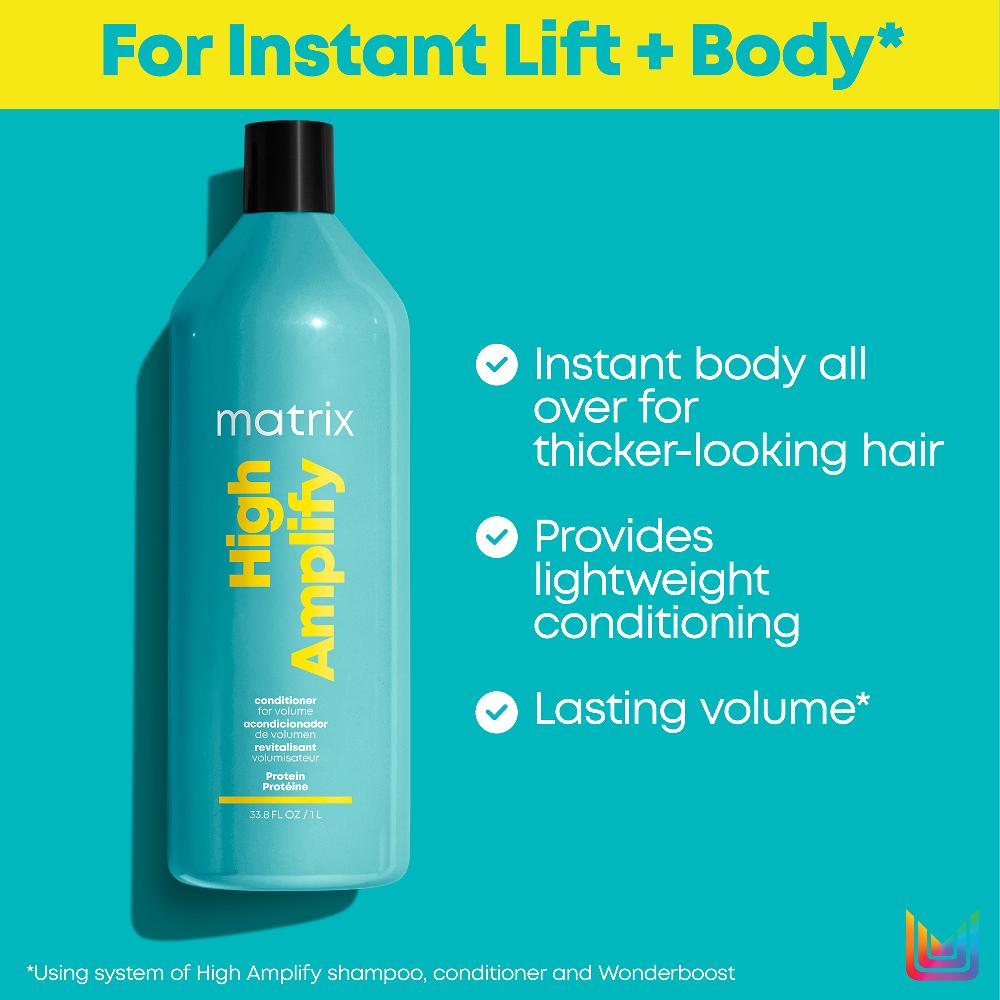 Lookfantastic Matrix Total Results Volumising High Amplify Spülung Für Feines Und Plattes Haar 1000 Ml