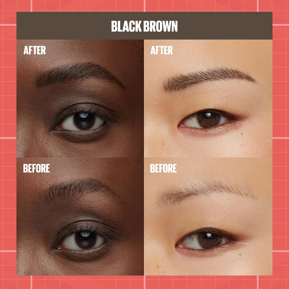 Lookfantastic Maybelline Build-A-Brow 2 Easy Steps Eye Brow Pencil And Gel (Various Shades)