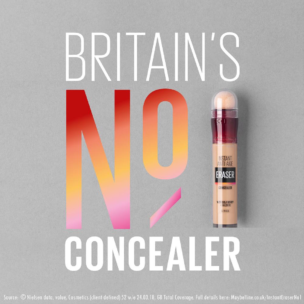 Lookfantastic Maybelline Eraser Eye Concealer Light X 3