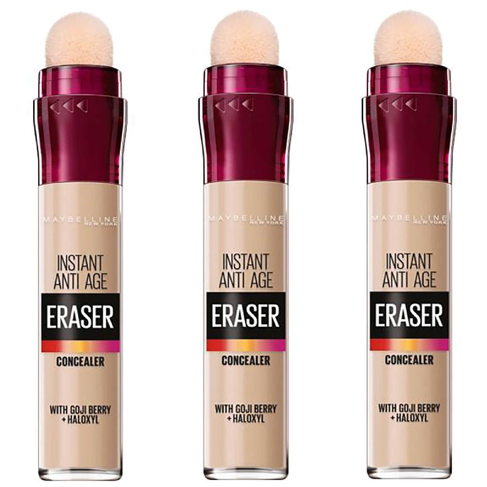lookfantastic Maybelline Eraser Eye Concealer Light x 3