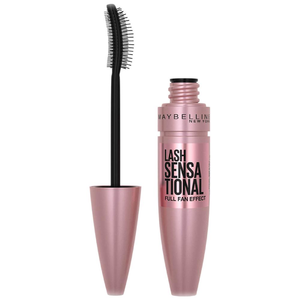 Lookfantastic Maybelline Lash Sensational Volumising And Thickening Eyelash Lengthening Mascara - 01 Very Black (Pack Of 4)
