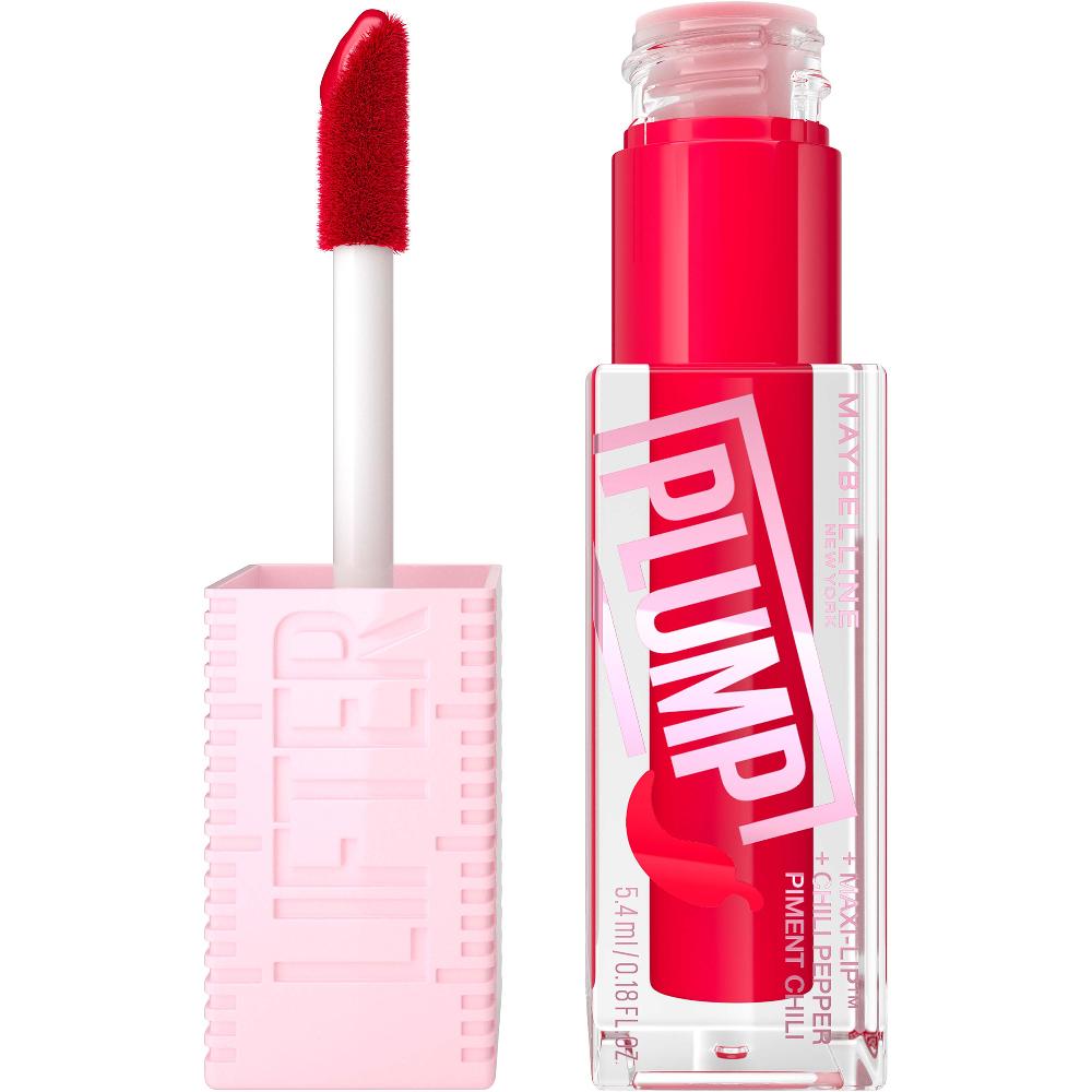 lookfantastic Maybelline Lifter Gloss Aufpolsterndes Lipgloss Langanhaltende Formel mit Hyaluronsäure & Chillipfeffer (Verschiedene Farbtöne)