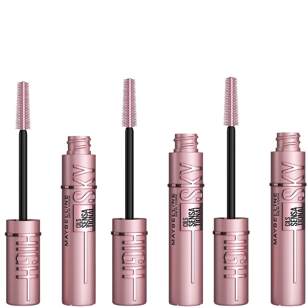 lookfantastic Maybelline Wimperntusche Lash Sensational Sky High Trio