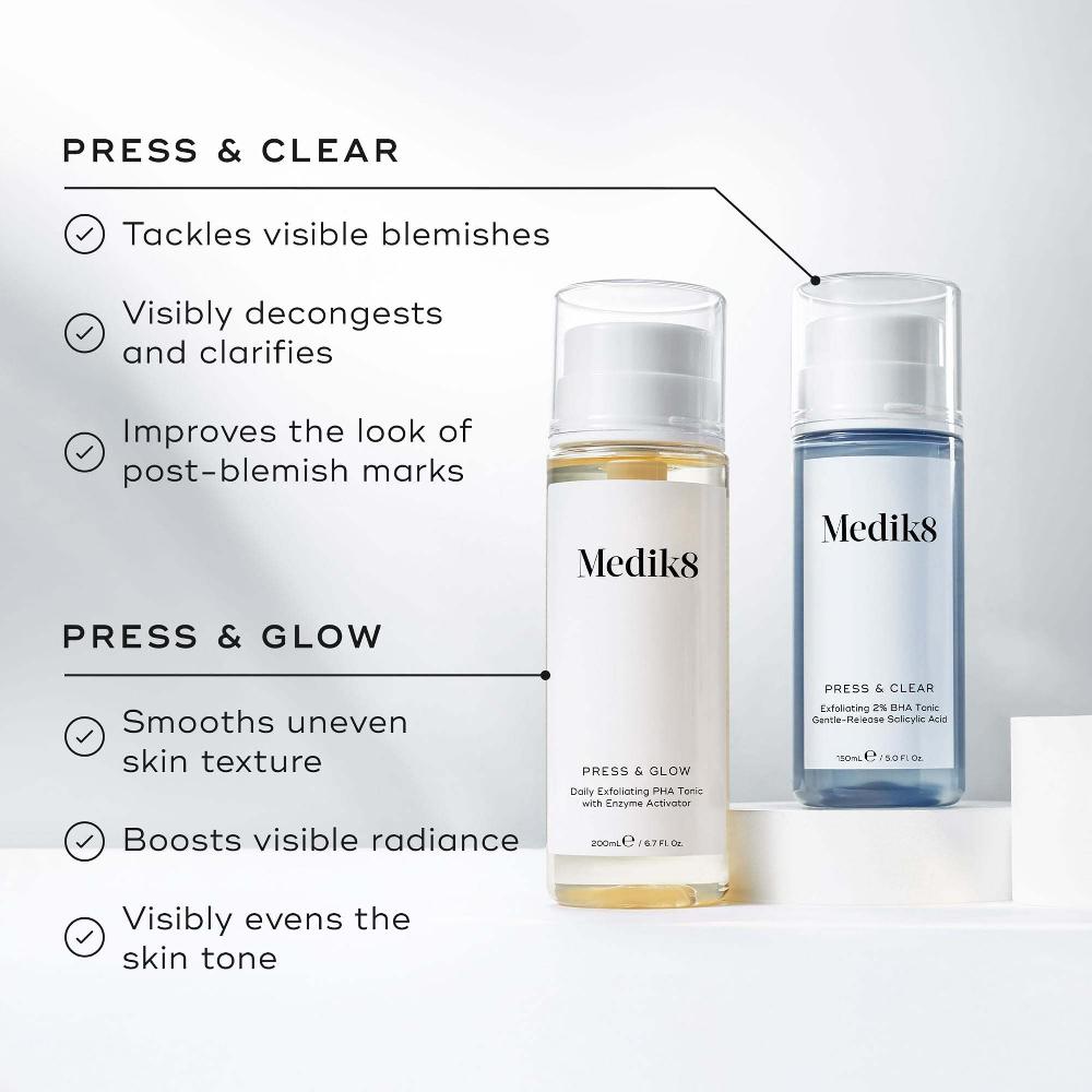Lookfantastic Medik8 Travel Size Press & Glow Tonic 30ml