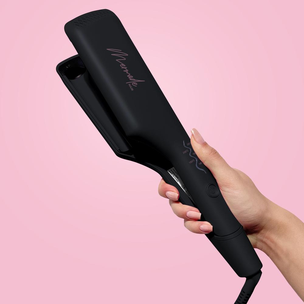 Lookfantastic Mermade Hair Doppelwelleneisen - Schwarz