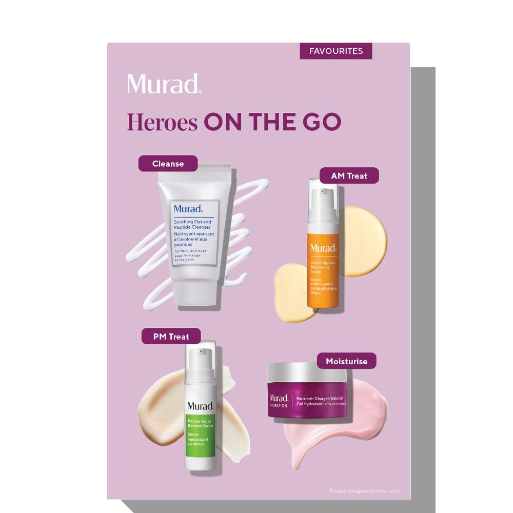 lookfantastic Murad Heroes On The Go Set mit Retinol- und Vitamin-C-Seren
