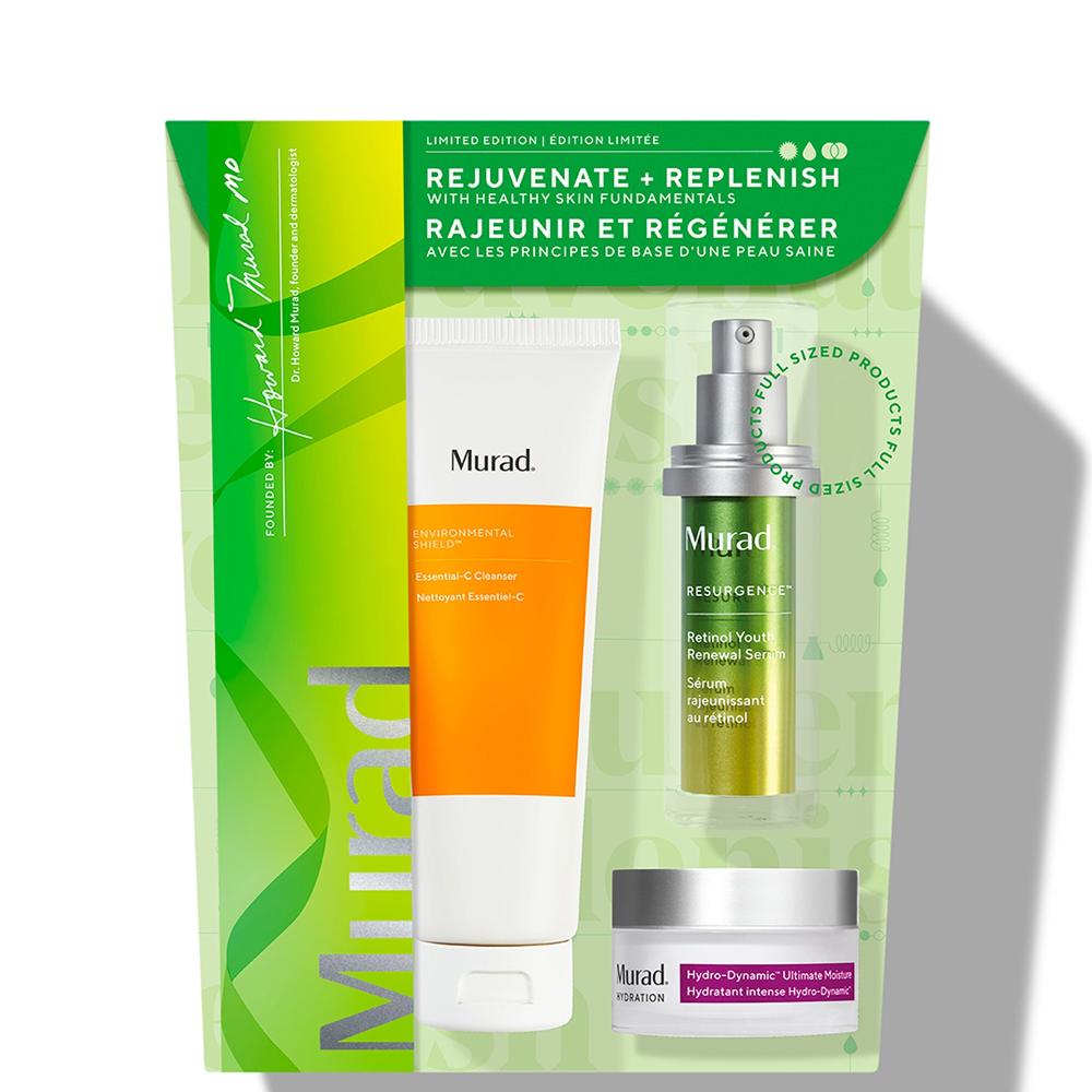 lookfantastic Murad Rejuvenate + Replenish with Healthy Skin Fundamentals Set
