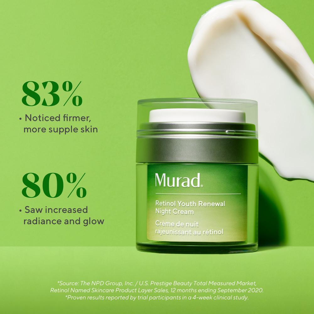 Lookfantastic Murad Retinol Youth Renewal Nachtcreme Reisegröße 15 Ml