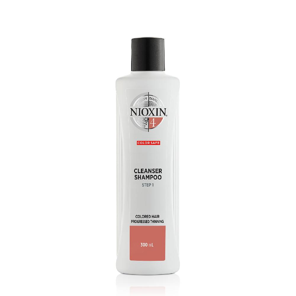 lookfantastic NIOXIN 3-Part System 4 Cleanser Shampoo for Coloured Hair with Progressed Thinning 300ml