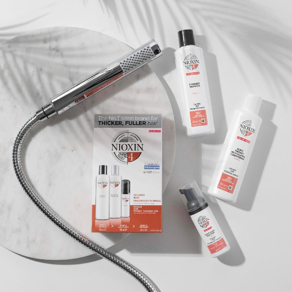 Lookfantastic NIOXIN 3-Part System 4 Trial Kit For Coloured Hair With Progressed Thinning