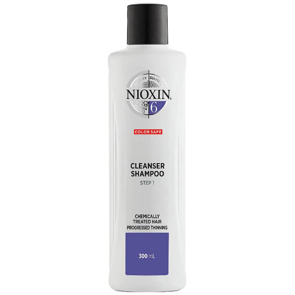 lookfantastic NIOXIN 3-Part System 6 Cleanser Shampoo for Chemically Treated Hair with Progressed Thinning 300ml