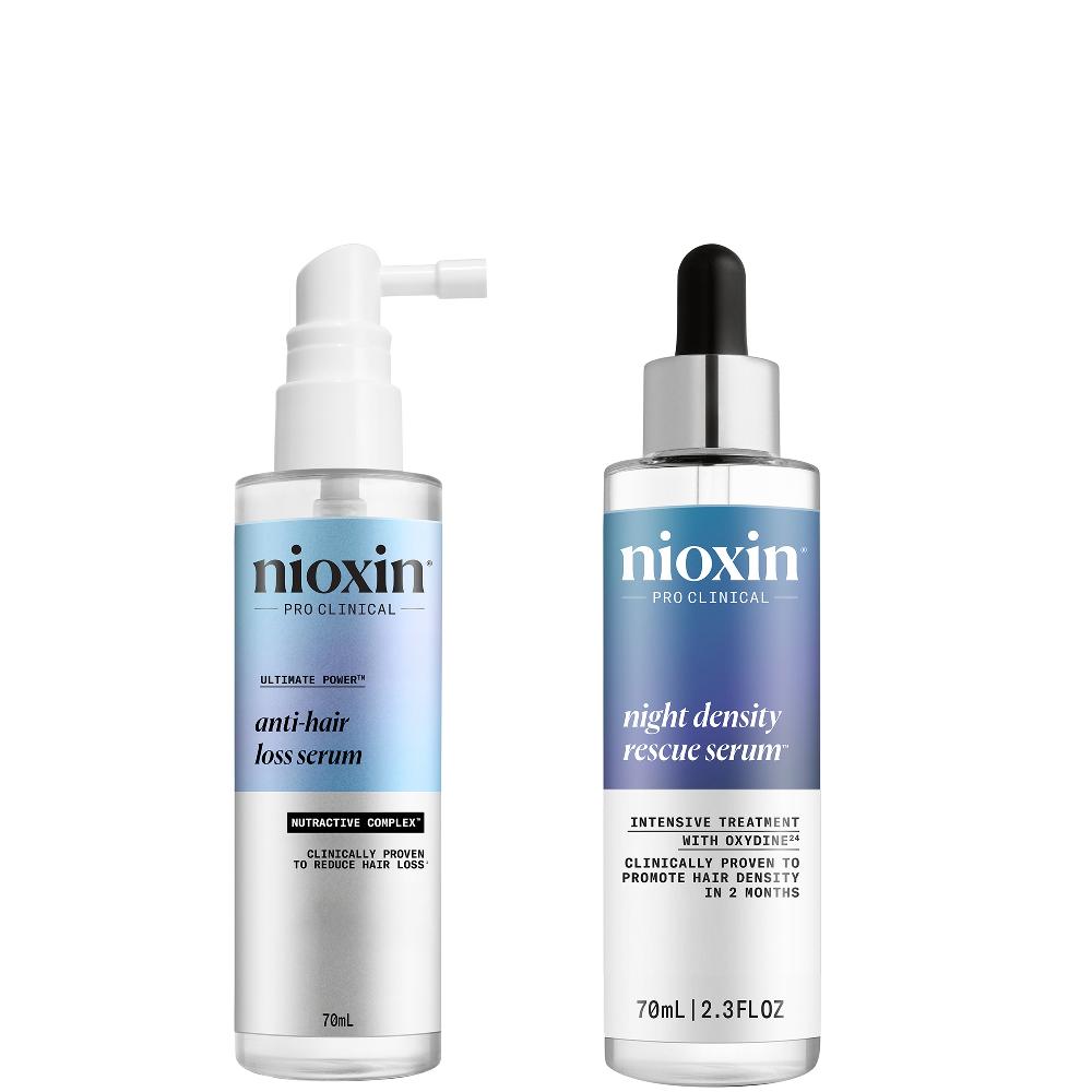 lookfantastic NIOXIN Anti-Hair Loss Day and Night Serum Duo
