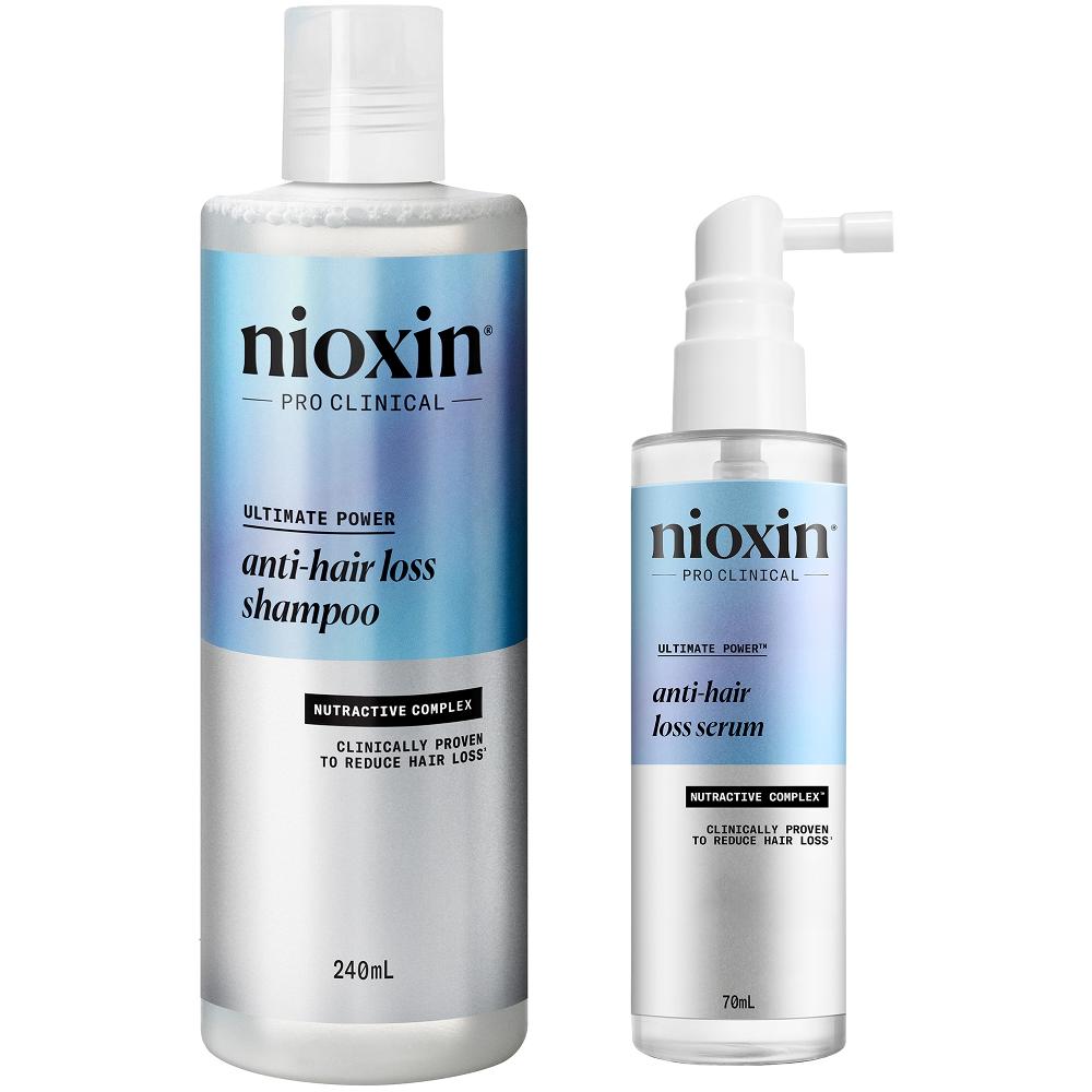 lookfantastic Nioxin Anti-Hair Loss Shampoo and Hair-Growth Serum Bundle